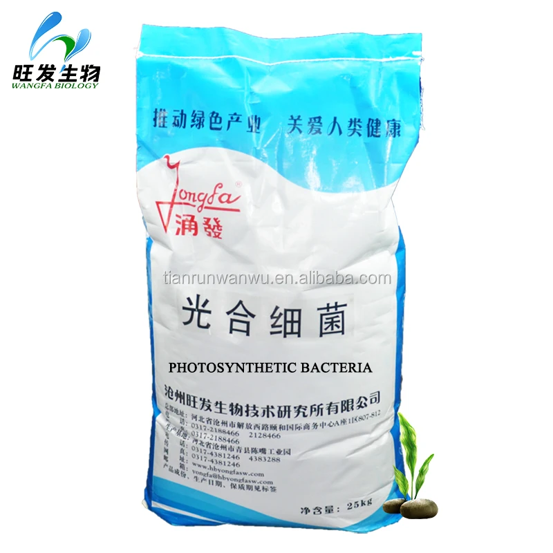 
Photosynthetic bacteria,Purifying water quality,Disease resistance and promote growth 