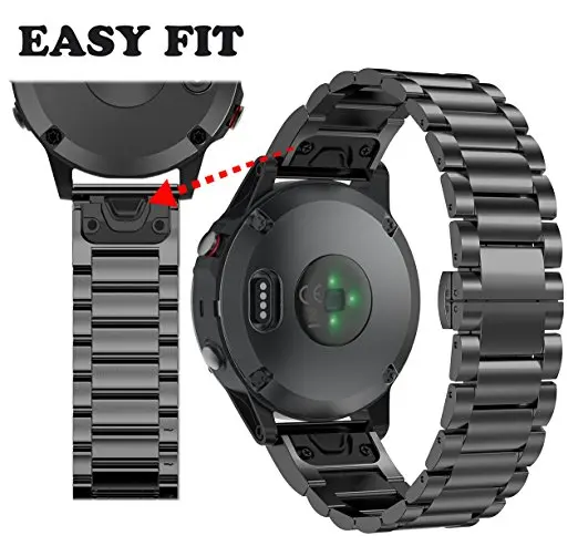 garmin fenix 5 steel strap