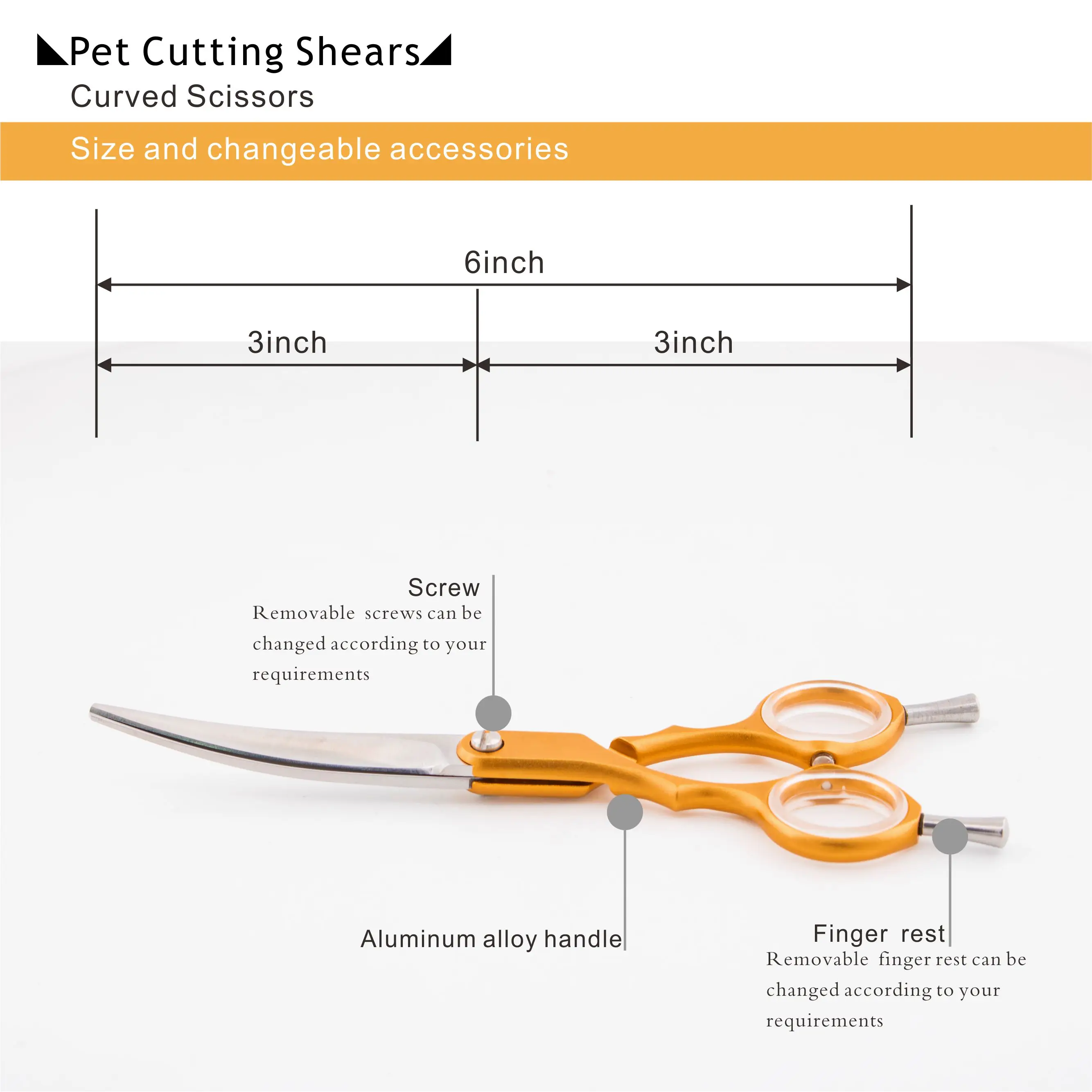 Asian Fusion Scissors Japanese 440c 6 Inch Curved Dog Scissors Buy