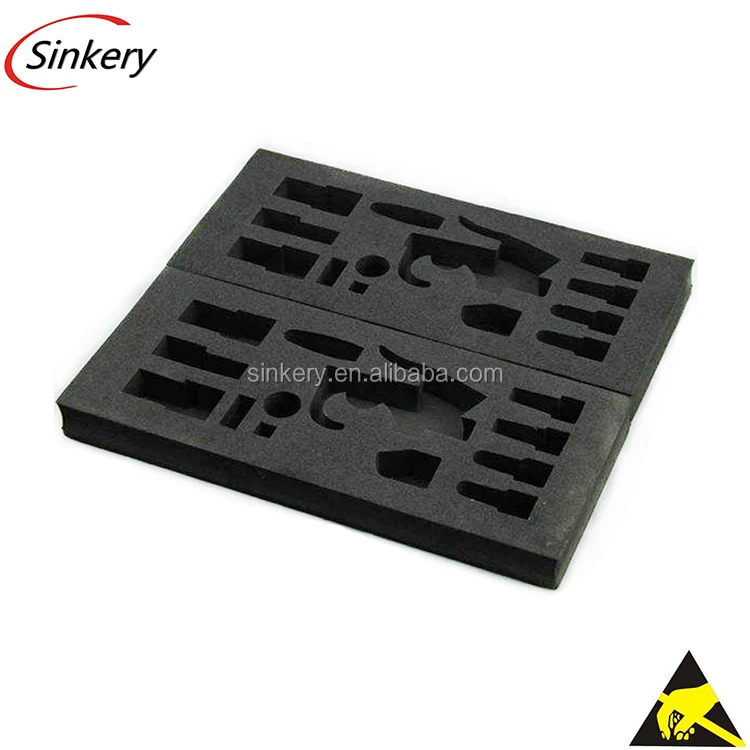 Electrical Conductive Polyurethane Black Tool Box Foam Sheets Buy Electrical Conductive Foam