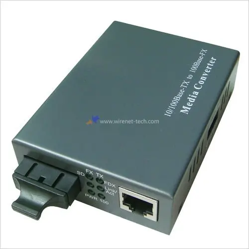 10 100 TX 100 FX SC Port Multimode USB Ethernet Media Converter