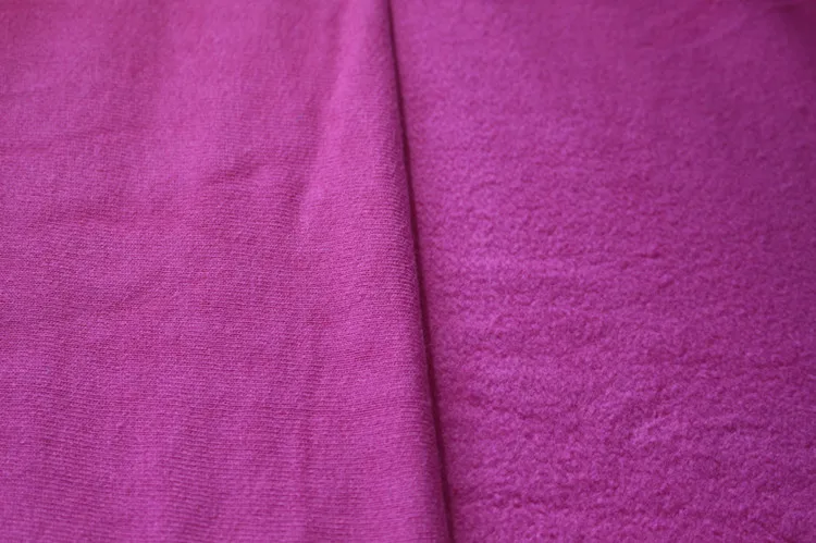 wholesale 70% bamboo 30% organic cotton fleece fabric