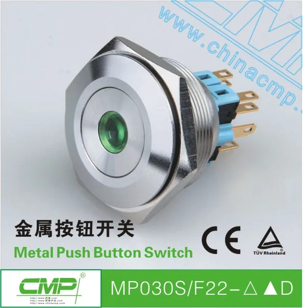 照らされたcmp30mmシリーズ抗破壊者の押しボタンスイッチ、 ceおよびtuvの承認-押しボタンスイッチ問屋・仕入れ・卸・卸売り