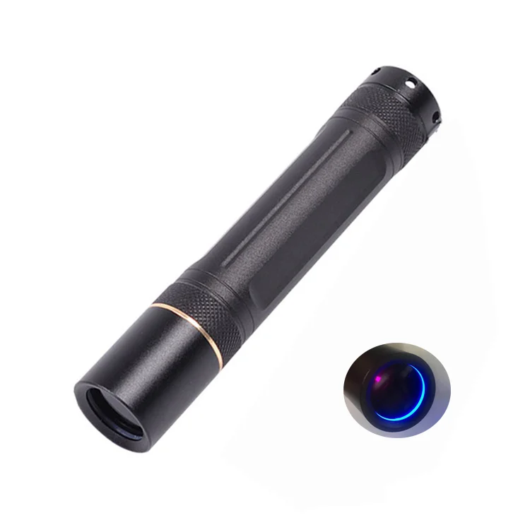 Portable Rechargeable Aluminum 5W UV Black Light 365NM UV Filter Flashlight