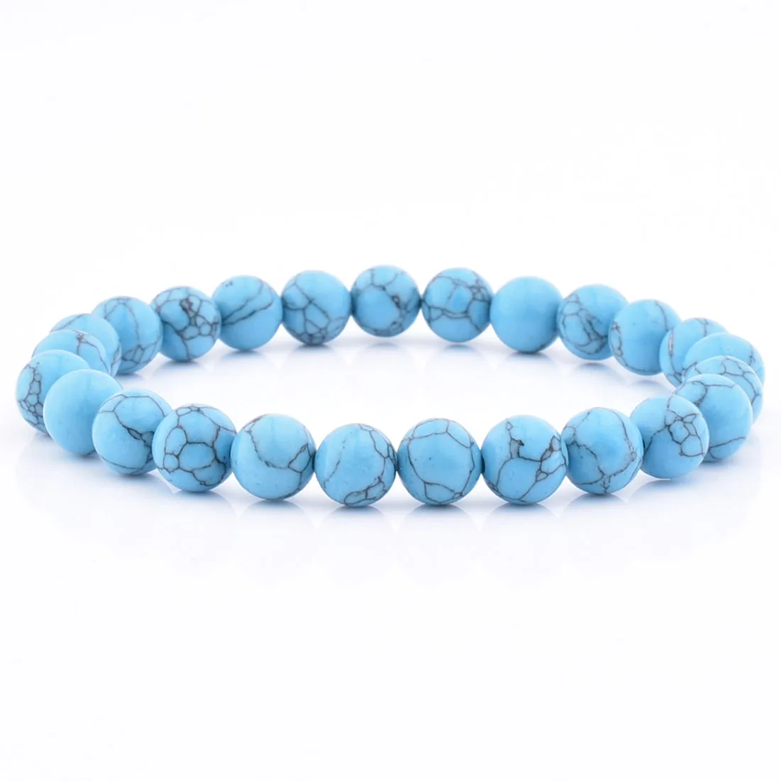 2018 Fashion New Design Lapis Lazuli Stone Elastic Adjustable Bead Bracelet For Men