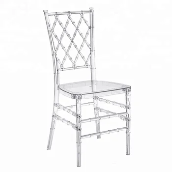 China High Quality Transparent Acrylic Used Resin Chiavari Chairs