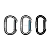 OVAL Stainless Steel Black CARABINERS