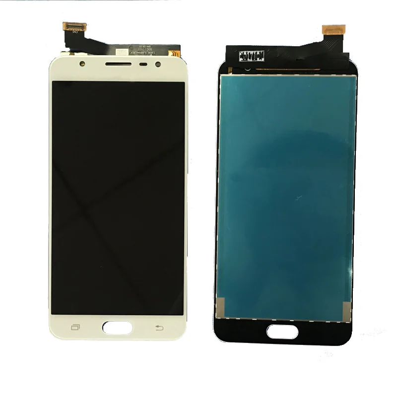 

high quality wholesale price lcd for samsung j7 prime lcd screen digitizer with best and low, Black white glod