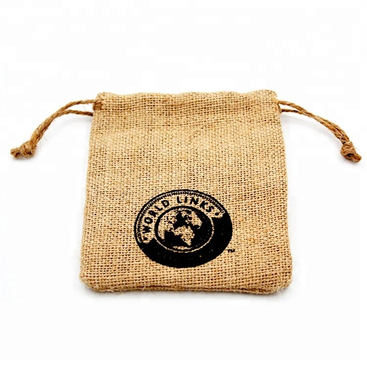 Custom Logo Mini Jute Pouch Small Burlap Coffee Drawstring Bags For Gift Bag Manufacturers Custom Logo Mini Jute Pouch Small Burlap Coffee Drawstring Bags For Gift Bag Manufacturers