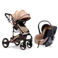 

Factory travel system luxury 3 in 1 baby stroller with car seat