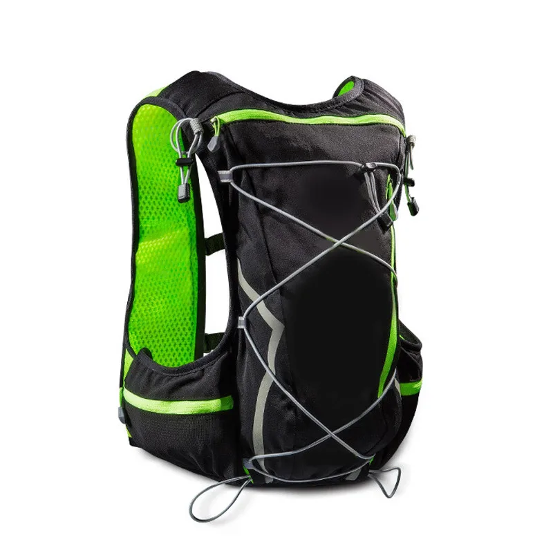 Custom Reflector Stripe Hydration Pack Backpack With Breathable Back ...