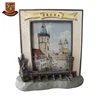 New arrival custom resin hand paint beautiful city picture photo frame