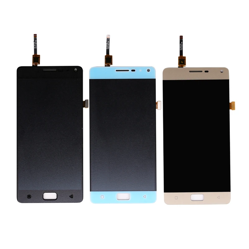 

Free shipping 5.5'' Touch Screen Digitizer Assembly Replace Parts For Lenovo Vibe P1 Display, Black/gold/white