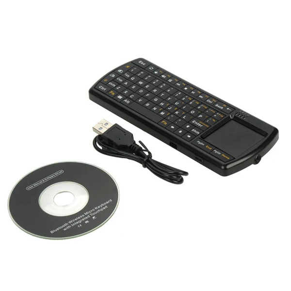 Беспроводная мини клавиатура с тачпадом, новые гаджеты купить прямой Китай