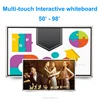 55 inch IPS capacitive IR multi touch screen frame smart tv for classroom, school, conference
