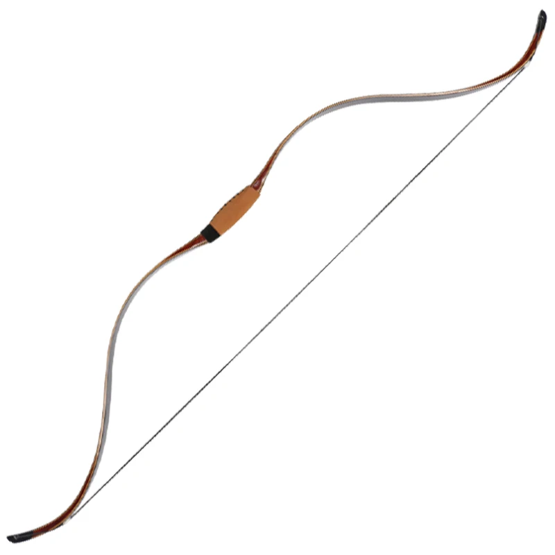 

Wholesale handmade wooden bow archery hunting recurve bow 50 lbs laminated recurve bow for shooting, Black