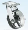 5 Inch Furniture Leg Wheel, Heavy Duty Cast Iron Hardware Caster