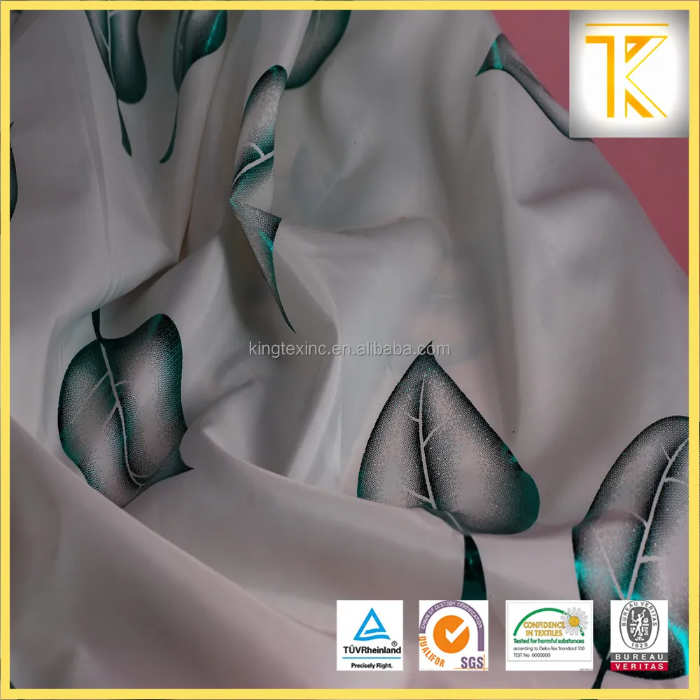 
2019 Using a variety of high quality and durable flower printed dewspo pongee fabric 