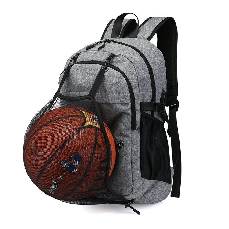 

men college 17" customized basketball volleyball football laptop backpacks with phone chargers, Blue/red/green/orange/black