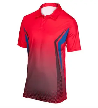 2017 New Red Cricket Jersey With Different Pattern - Buy Red Cricket ...