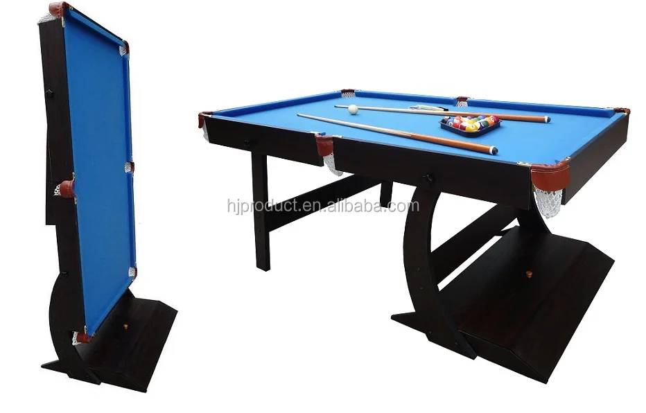 Factory Wholesale Small Size Folding Billiard Pool Table 5ft 6ft 7ft