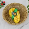 Wholesale Handmade Mango Fruit Shaped Glycerine Soap Private Label Whitening Clear Transparent Soap