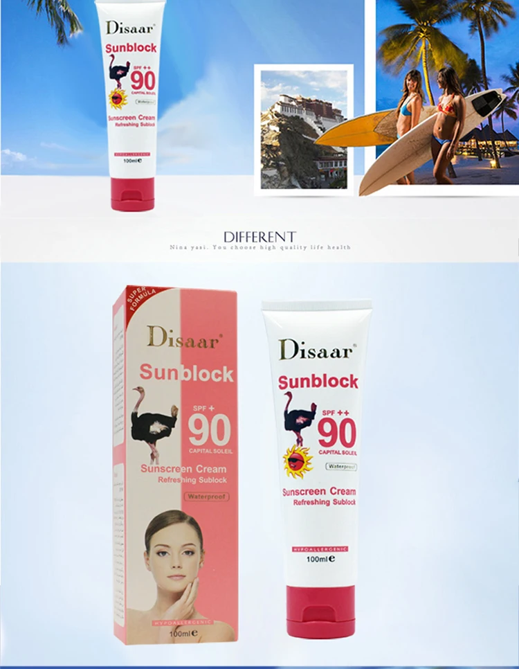 Disaar Best Sunscreen Natural Hypoallergenic Facial Sunscreen Cream For Sensitive Skin Face