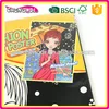 Hot selling velvet fuzzy poster to color flocked velvet fuzzy coloring posters drawing with low price