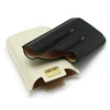 black-white 3 fingers type cigar leather case holder