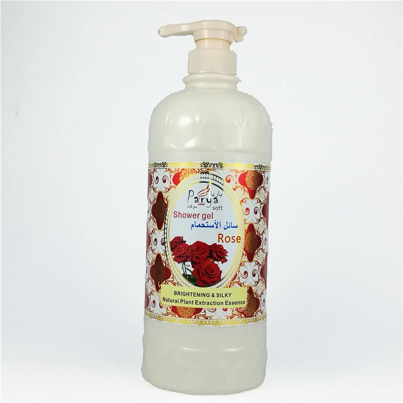 
Parya soft honey olive garlic milk rose mint moderately care natural plant extraction essence 1380ml shampoo shower gel 