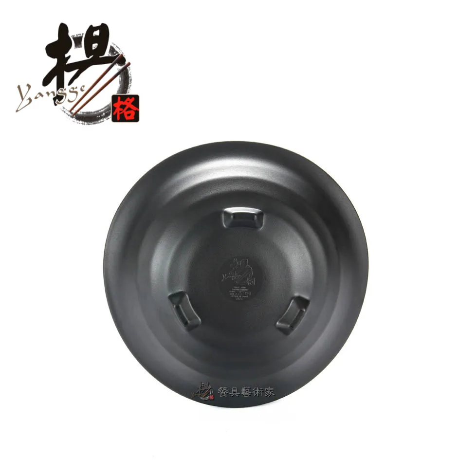 melamine rounded non spill food bowl