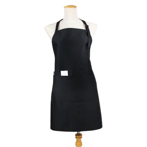 Image of long black pvc coated waterproof dollar store apron