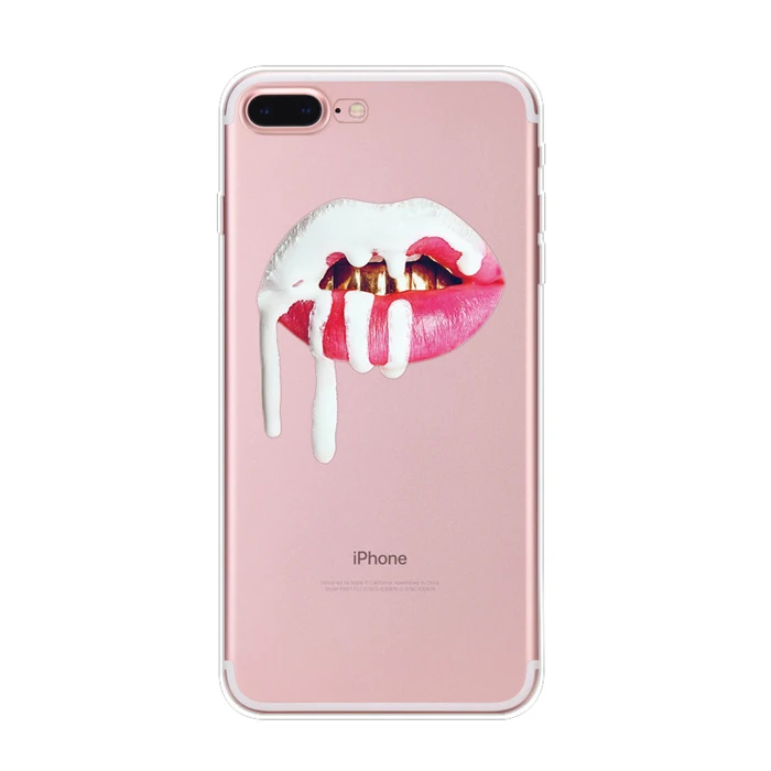 

Best sellers Promotional Gift Colorful Printing Lips TPU PC Cell Phone Case For iPhone X 10 8 7 6 Plus XS MAX XR mobiles cover