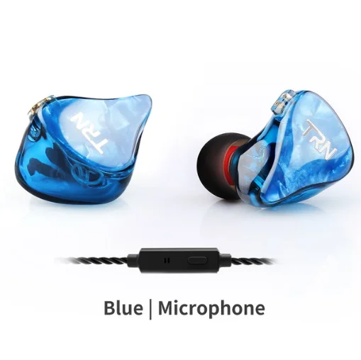 

TRN IM2 1BA+1DD Hybrid wired bass in ear earphone micro earplugs earbud for rock music and games