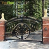 Decorative House Door Luxury Wrought Iron Gate Design For Sale