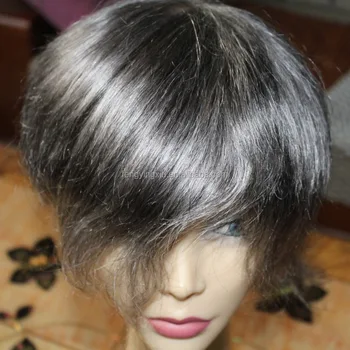 parrucca capelli grigi