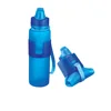 Wholesale top quality durable eco-friendly Outdoor sport silicone bpa free spray sport water bottle