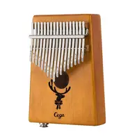 

mahogany kalimba 17 electrica with sensor pickup thumb piano musical instrument