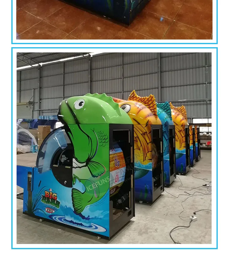 Arcade Redemption Game Machine Big Bass Wheel Jackpot Lottery Machine