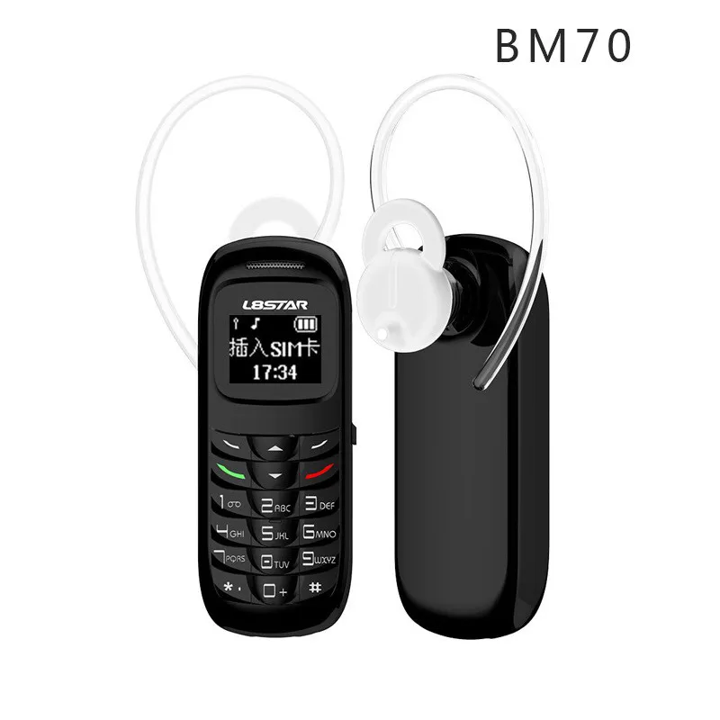 

BM70 Magic voice Stereo Bluetooth headset earphone BT dialer GT star BM50 white list pocket cellphone mini mobile phone