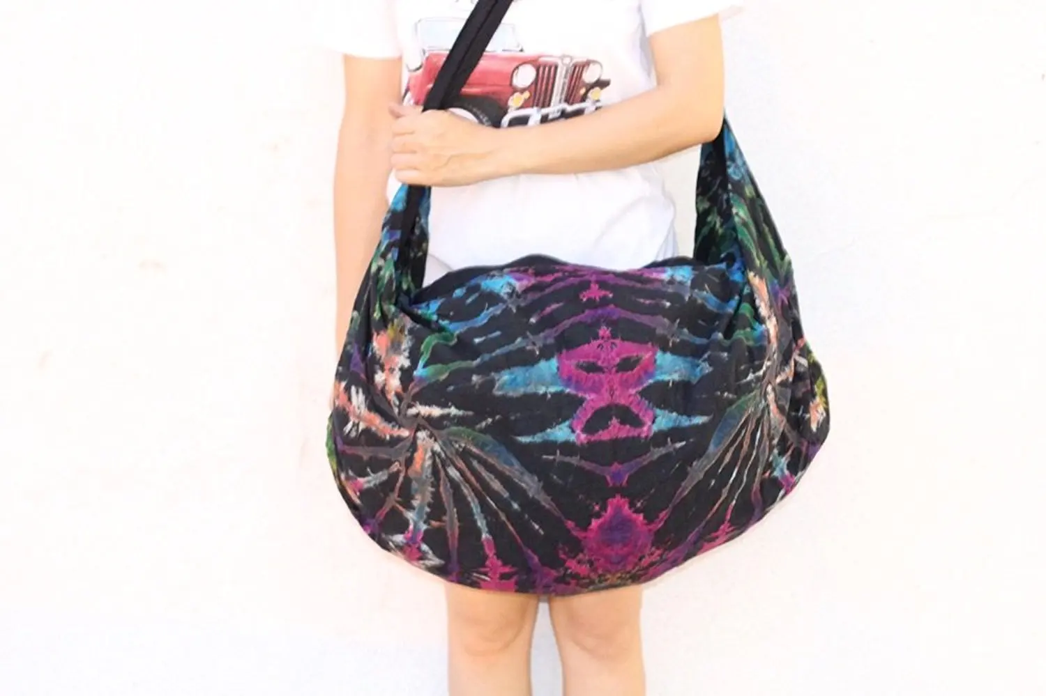 tie dye sling bag