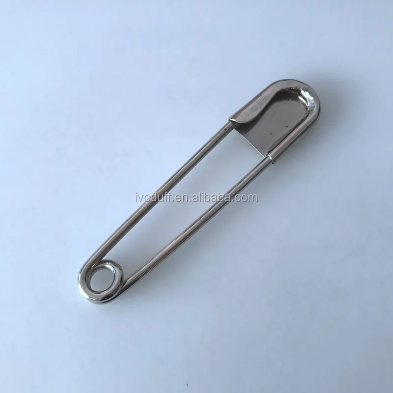 

Large Stainless Steel Laundry Safety pin can costom logo, Nickle