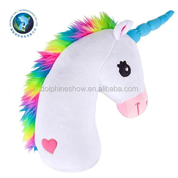 white unicorn plush toy