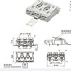 Hot luminaire 923 pin header terminal block 450V