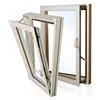 Aluminum and pvc fixed sliding french lowe windows and doors with seperate section