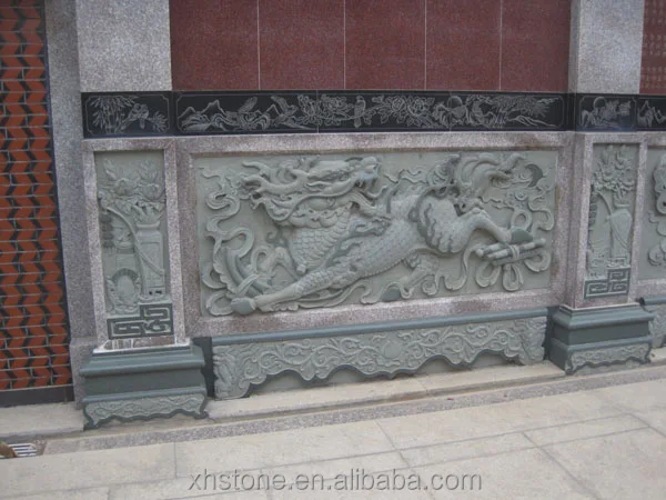 
Chinese dragon wall stone carving sculpture 