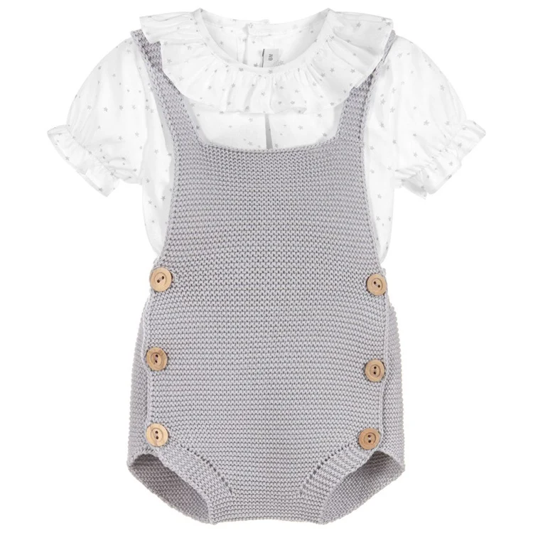 baby knit overalls