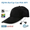 Spy Video Recording Camera Hat Cap HD 720P Video Photo and Audio Fun for Outdoor Sports Shooting Hidden Hiking Fishing Cam PQ106