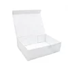 Factory custom flip cover product packaging box marble pattern magnetic folding paper box