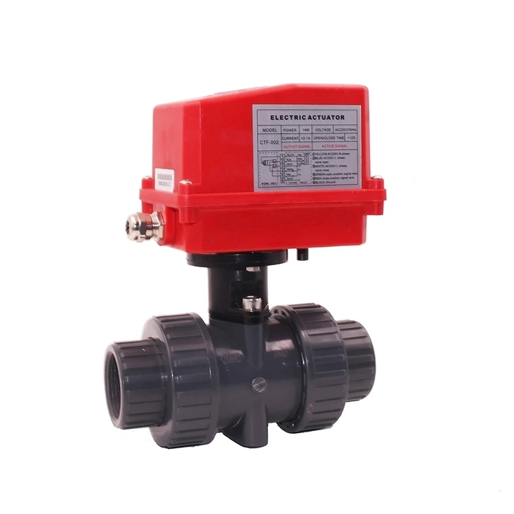 Ctf002 Pvc Electric Ball Valve With Electric Actuator Buy Ctf002 Ball